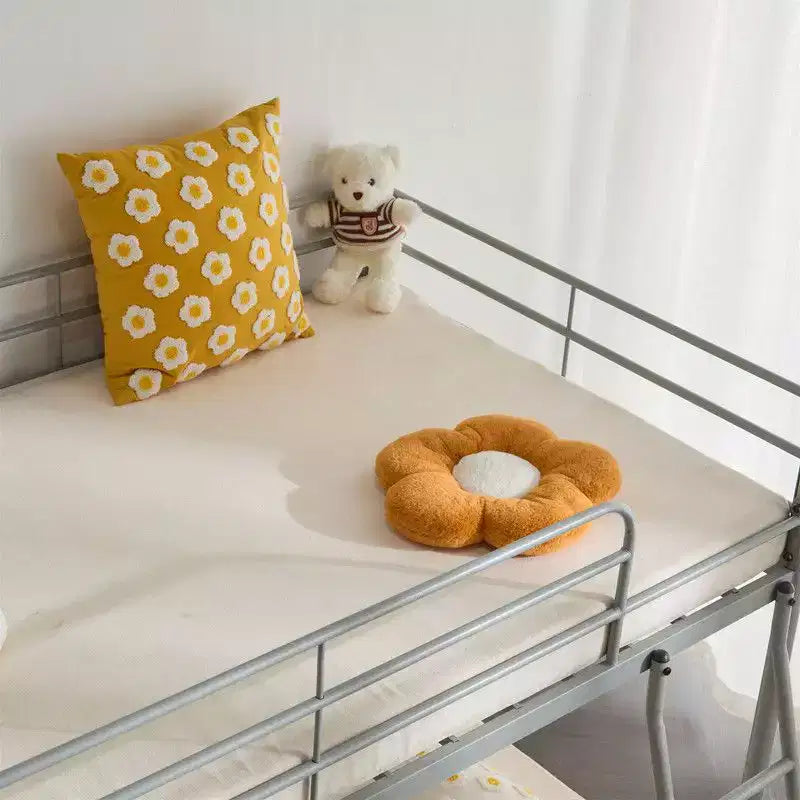 Karl Home Lit superposé double en métal blanc pour enfants, adolescents et adultes, lit superposé robuste en métal avec échelle