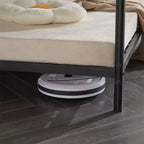 Karl Home Lit superposé double en métal blanc pour enfants, adolescents et adultes, lit superposé robuste en métal avec échelle