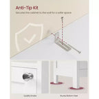 Meuble de salle de bain LED mince avec étagères réglables, unité de rangement autoportante, design étroit de 40 cm
