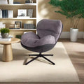Okak Modern Chenille Swivel Office Chair for Studio,Comfy Accent Chair for Living Room,Apartment