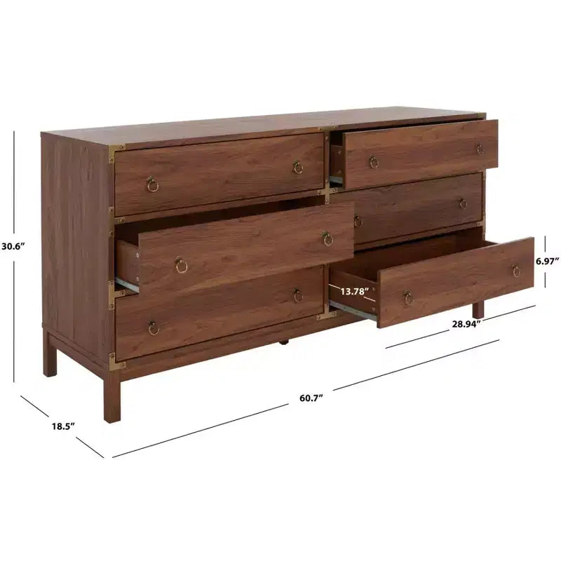 Commode 6 tiroirs Galio - CHS9601 - Safavieh