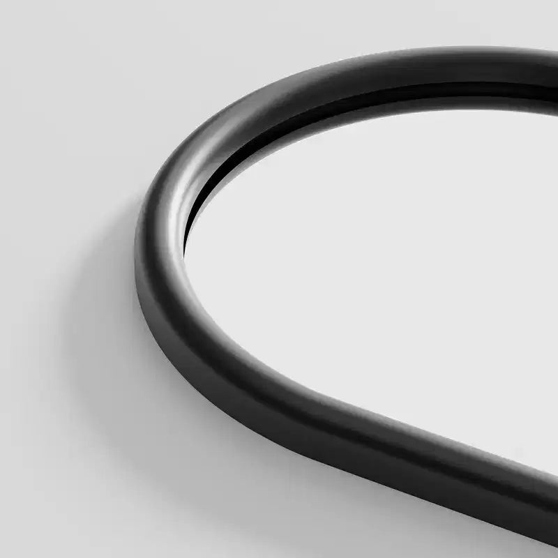 Miroir sur pied 67*24 avec cadre en alliage d'aluminium doré et support intégré