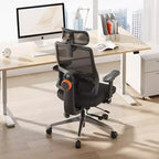 Fauteuil ergonomique Newtral MagicH-BPro avec repose-pieds - Accoudoirs 4D
