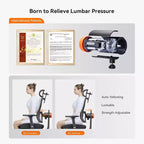 Fauteuil ergonomique Newtral MagicH-BPro avec repose-pieds - Accoudoirs 4D