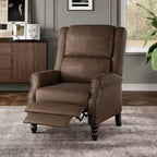 Fauteuil inclinable en similicuir pour salon, chambre à coucher, camping-car