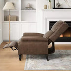 Fauteuil inclinable en similicuir pour salon, chambre à coucher, camping-car