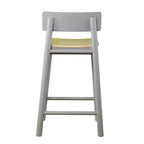 Tabourets de comptoir bicolores Claxby 33,5 - (Lot de 2) - Gris - SEI