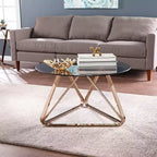 Table basse ronde Stondon – Champagne – SEI