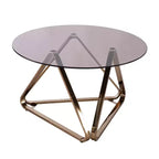 Table basse ronde Stondon – Champagne – SEI