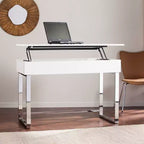 Bureau assis-debout à hauteur réglable Inman - Blanc - SEI
