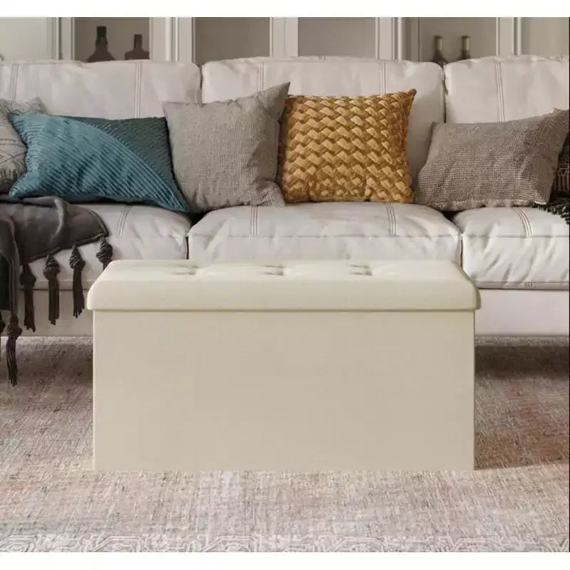 Banc de Rangement Pliant Rembourré Home Design Florence 30