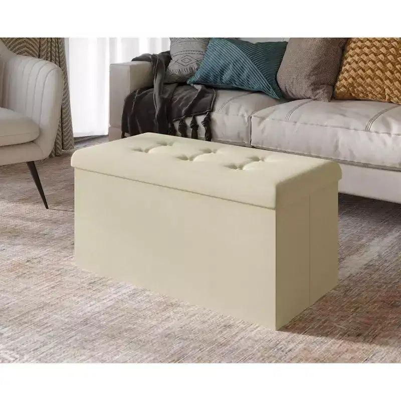 Banc de Rangement Pliant Rembourré Home Design Florence 30