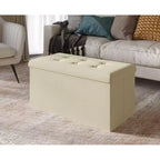 Banc de Rangement Pliant Rembourré Home Design Florence 30
