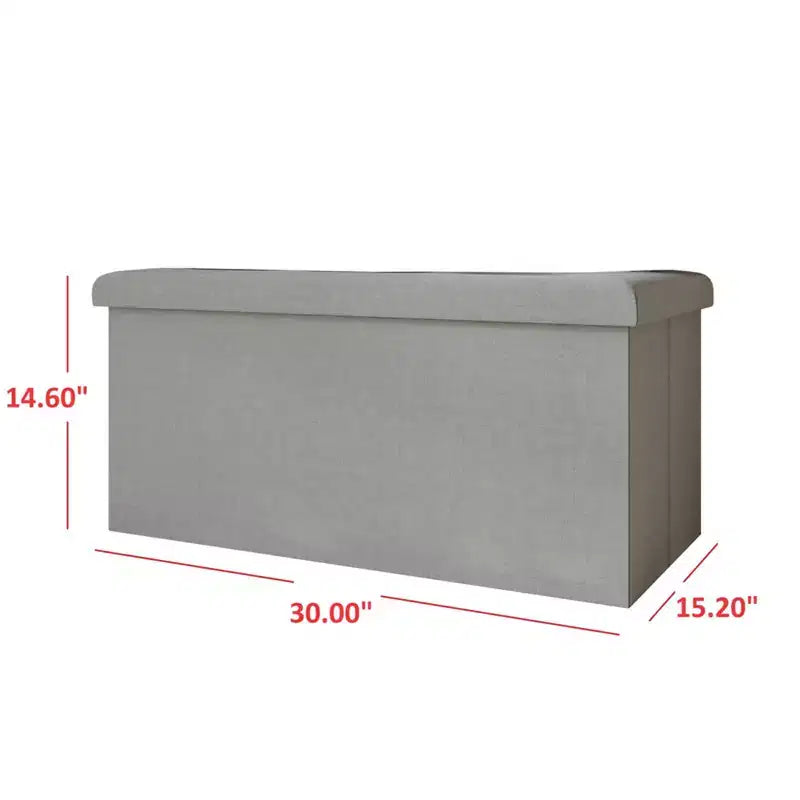Banc de Rangement Pliant Rembourré Home Design Florence 30