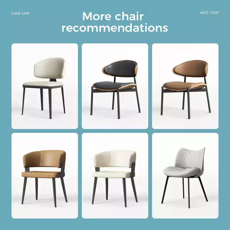 Chaises de salle à manger grises Luck Live Farmhouse, lot de 2, cadre en métal, sièges modernes pour cuisine et salle à manger