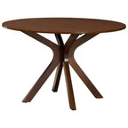 Ensemble de salle à manger Baxton Studio Eira moderne 7 pièces en bois gris et noyer marron