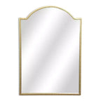 HomeRoots 32 Gold Metal Beaded Arch Accent Mirror