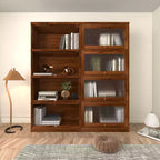 Buffet de cuisine Okak avec 6 portes, armoire de rangement multifonctionnelle avec 1 étagère ouverte et 1 tiroir