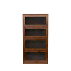 Buffet de cuisine Okak avec 6 portes, armoire de rangement multifonctionnelle avec 1 étagère ouverte et 1 tiroir