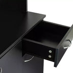 Buffet de cuisine Okak avec 6 portes, armoire de rangement multifonctionnelle avec 1 étagère ouverte et 1 tiroir