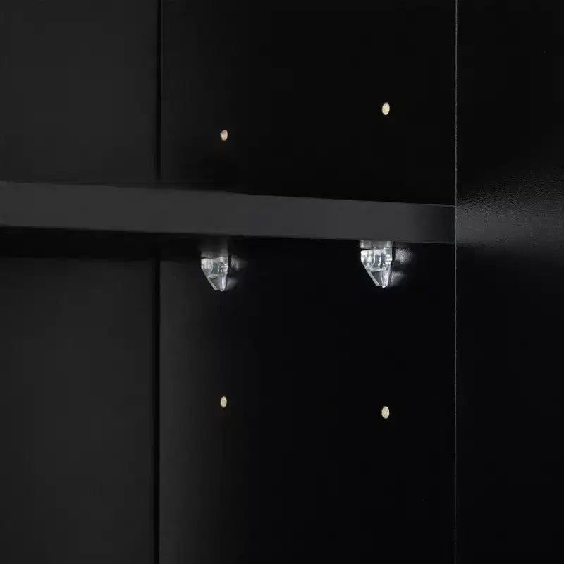 Buffet de cuisine Okak avec 6 portes, armoire de rangement multifonctionnelle avec 1 étagère ouverte et 1 tiroir