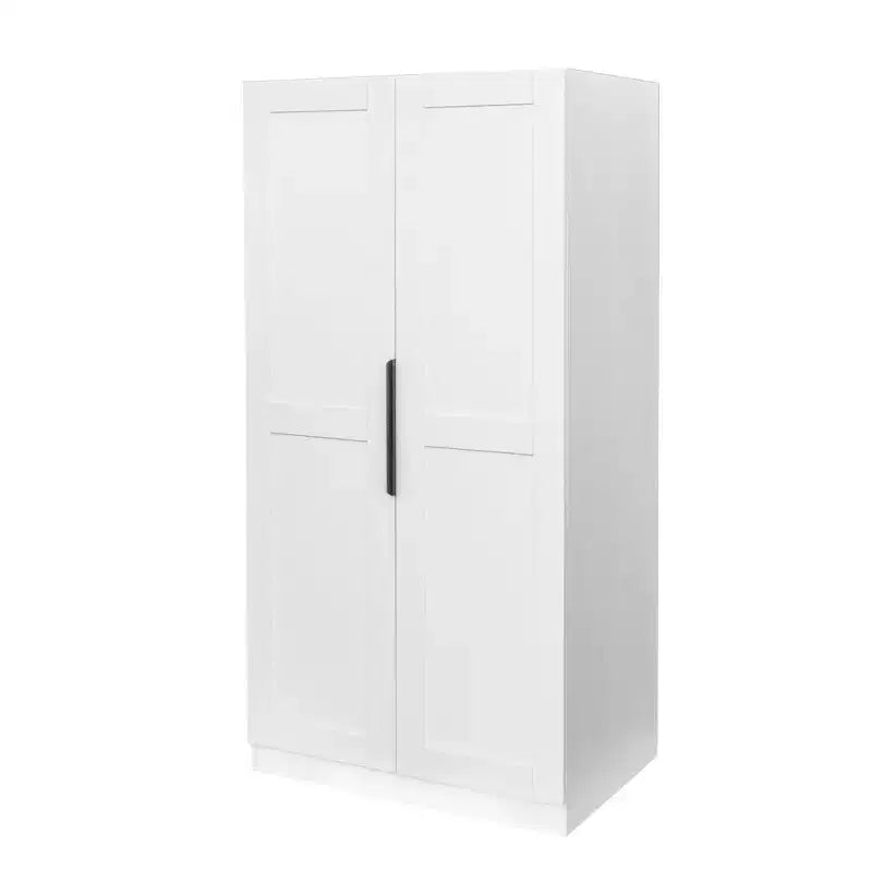 Buffet de cuisine Okak avec 6 portes, armoire de rangement multifonctionnelle avec 1 étagère ouverte et 1 tiroir