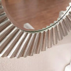 Miroir décoratif rond Hessmer - Argent - SEI
