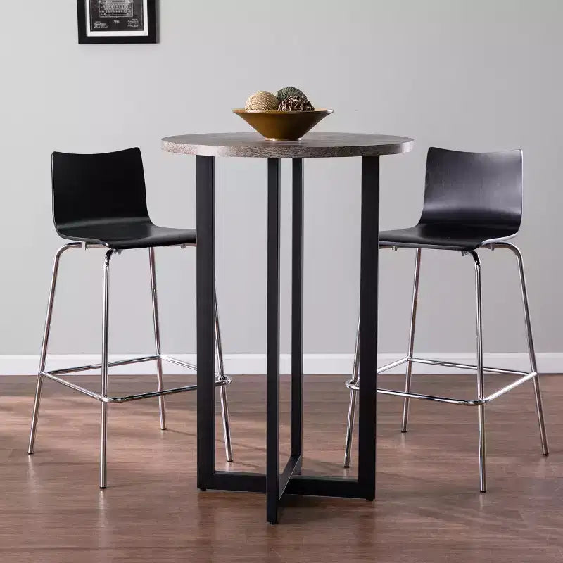 Table de bar Holly & Martin Danby - Grise - SEI