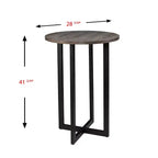 Table de bar Holly & Martin Danby - Grise - SEI