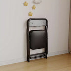 Ensemble table et 2 chaises pliantes pour enfants, avec table et chaises portables avec coussins en PU souple. Aucun assemblage requis