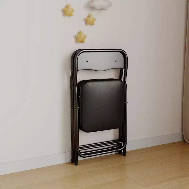 Ensemble table et 2 chaises pliantes pour enfants, avec table et chaises portables avec coussins en PU souple. Aucun assemblage requis