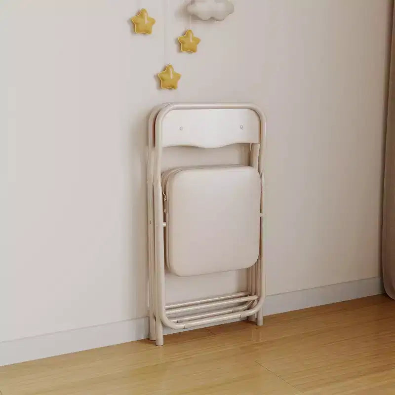 Ensemble table et 2 chaises pliantes pour enfants, avec table et chaises portables avec coussins en PU souple. Aucun assemblage requis