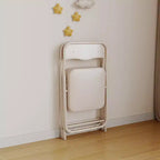Ensemble table et 2 chaises pliantes pour enfants, avec table et chaises portables avec coussins en PU souple. Aucun assemblage requis