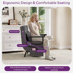 Fauteuil convertible TYBOATLE pour adultes avec dossier réglable sur 5 positions et oreiller, canapé-lit futon individuel confortable pour appartement, bureau