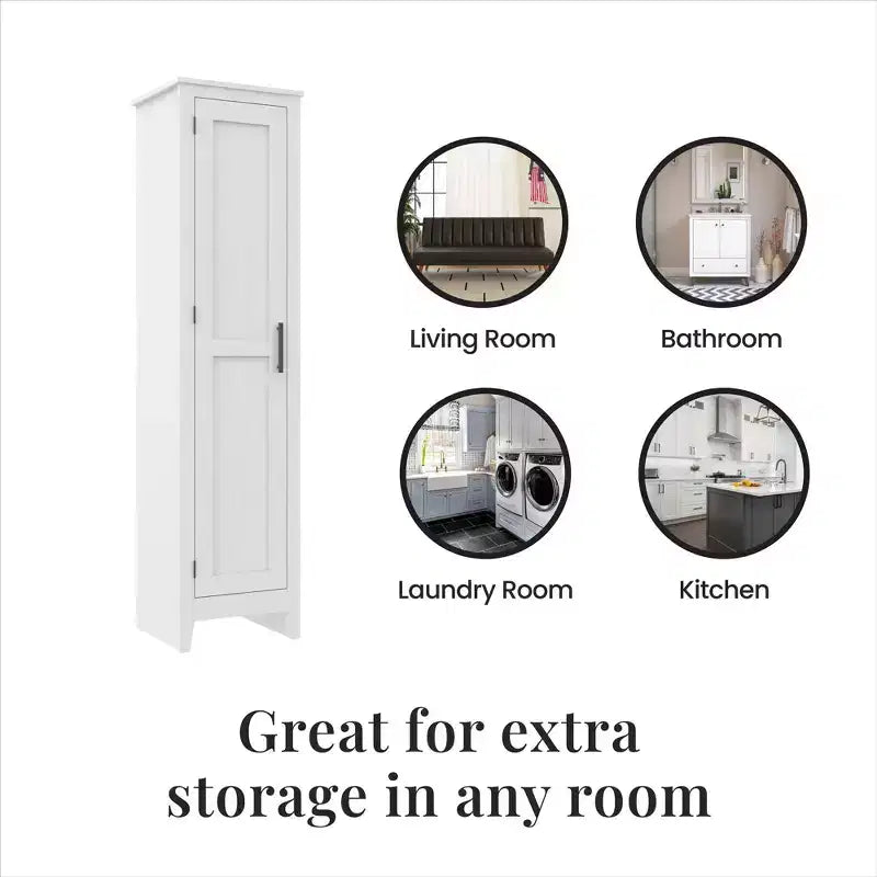 Armoire de rangement à porte unique RealRooms Farmhouse