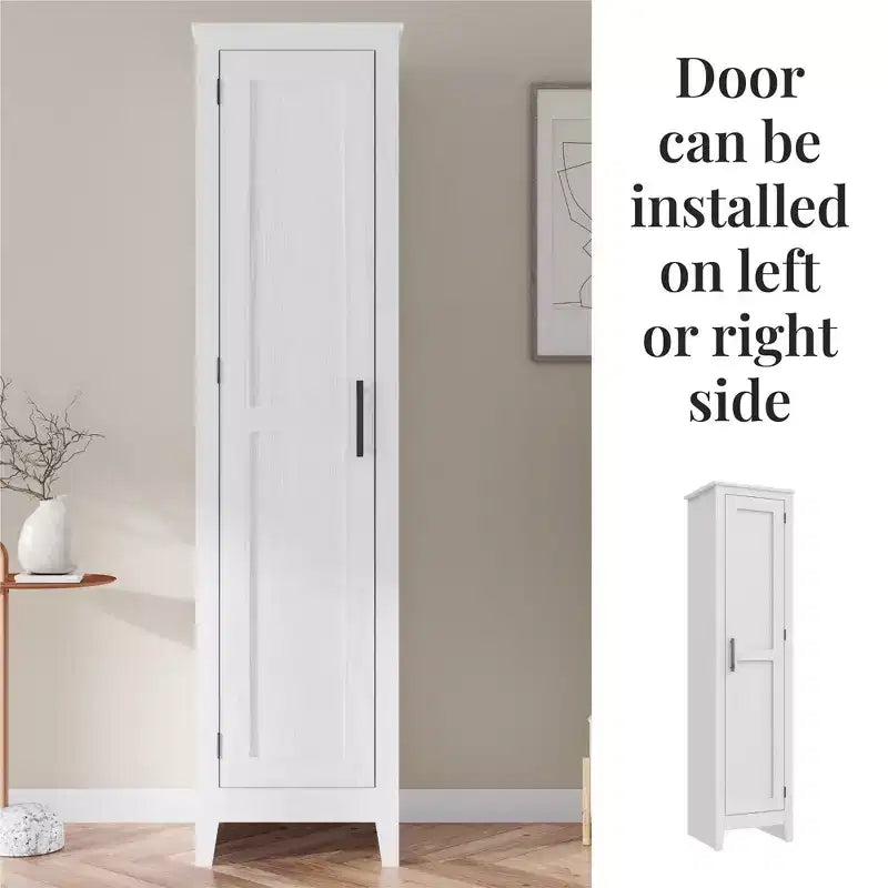 Armoire de rangement à porte unique RealRooms Farmhouse