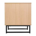 Table de Chevet/Table de Nuit en Bois de Style Mid-Century Moderne Merrick Lane avec Tiroir et Étagère