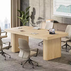 Bureau de direction 63, bureau d'ordinateur avec pieds robustes et plateau épaissi, grande table de travail pour le bureau