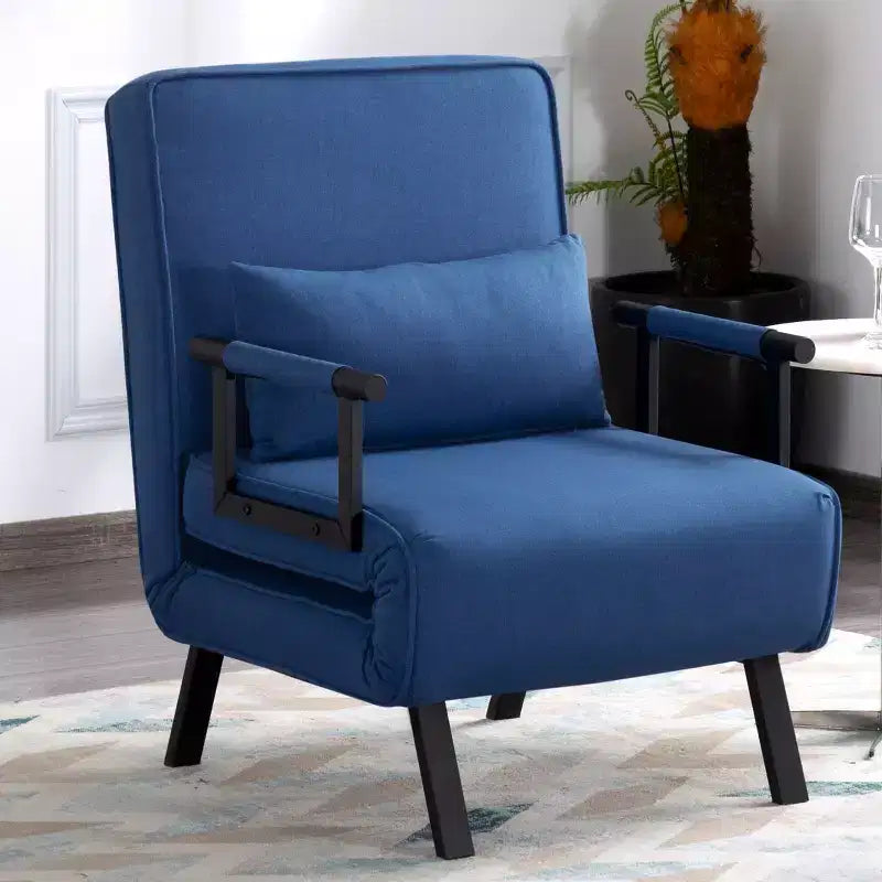 Canapé-lit pliable convertible 4-en-1 MAYEERTY 26, dossier réglable sur 5 positions avec coussin lombaire