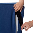 Canapé-lit pliable convertible 4-en-1 MAYEERTY 26, dossier réglable sur 5 positions avec coussin lombaire