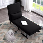 Canapé-lit pliable convertible 4-en-1 MAYEERTY 26, dossier réglable sur 5 positions avec coussin lombaire
