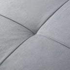 MAYEERTY 34.3 Fauteuil convertible en velours avec dossier réglable sur 3 positions