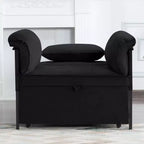 MAYEERTY 34.3 Fauteuil convertible en velours avec dossier réglable sur 3 positions