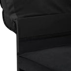 MAYEERTY 34.3 Fauteuil convertible en velours avec dossier réglable sur 3 positions