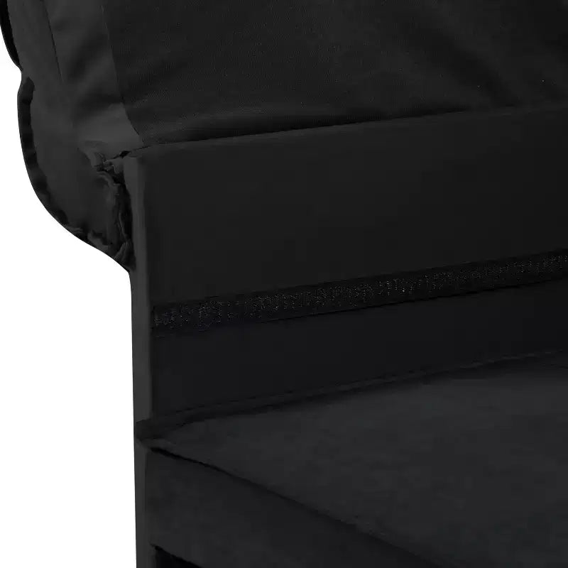MAYEERTY 34.3 Fauteuil convertible en velours avec dossier réglable sur 3 positions