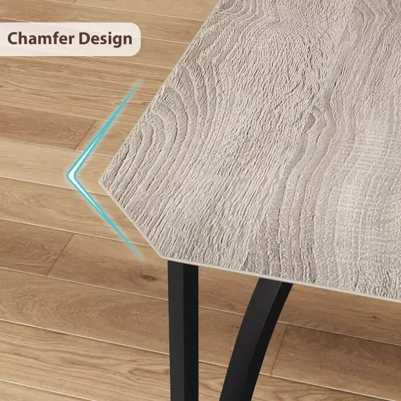 Ensemble table à manger 3 pièces pour 2 avec chaises rembourrées, petite table de cuisine et de salle à manger, ensemble table et 2 chaises de cuisine, design peu encombrant