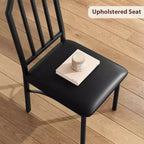 Ensemble table à manger 3 pièces pour 2 avec chaises rembourrées, petite table de cuisine et de salle à manger, ensemble table et 2 chaises de cuisine, design peu encombrant