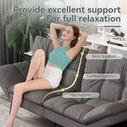 Dyonery 68 Futon Canapé-lit Convertible avec Mousse à Mémoire de Forme, Canapé Pliant, Lit de Repos