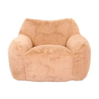 Fauteuil poire avec accoudoirs, rembourrage en mousse haute densité. Canapé paresseux pour adultes dans le salon, la chambre à coucher