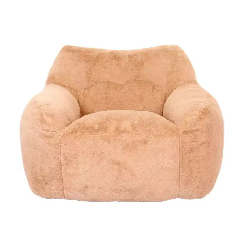 Fauteuil poire avec accoudoirs, rembourrage en mousse haute densité. Canapé paresseux pour adultes dans le salon, la chambre à coucher